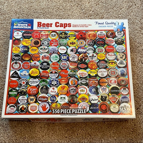🧩 2/$15 Beer Caps Puzzle - Picture 1 of 1